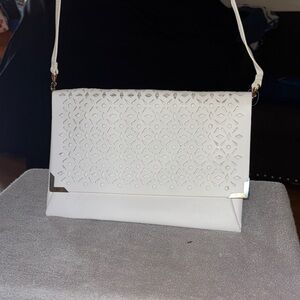Elegant White Shoulder Bag